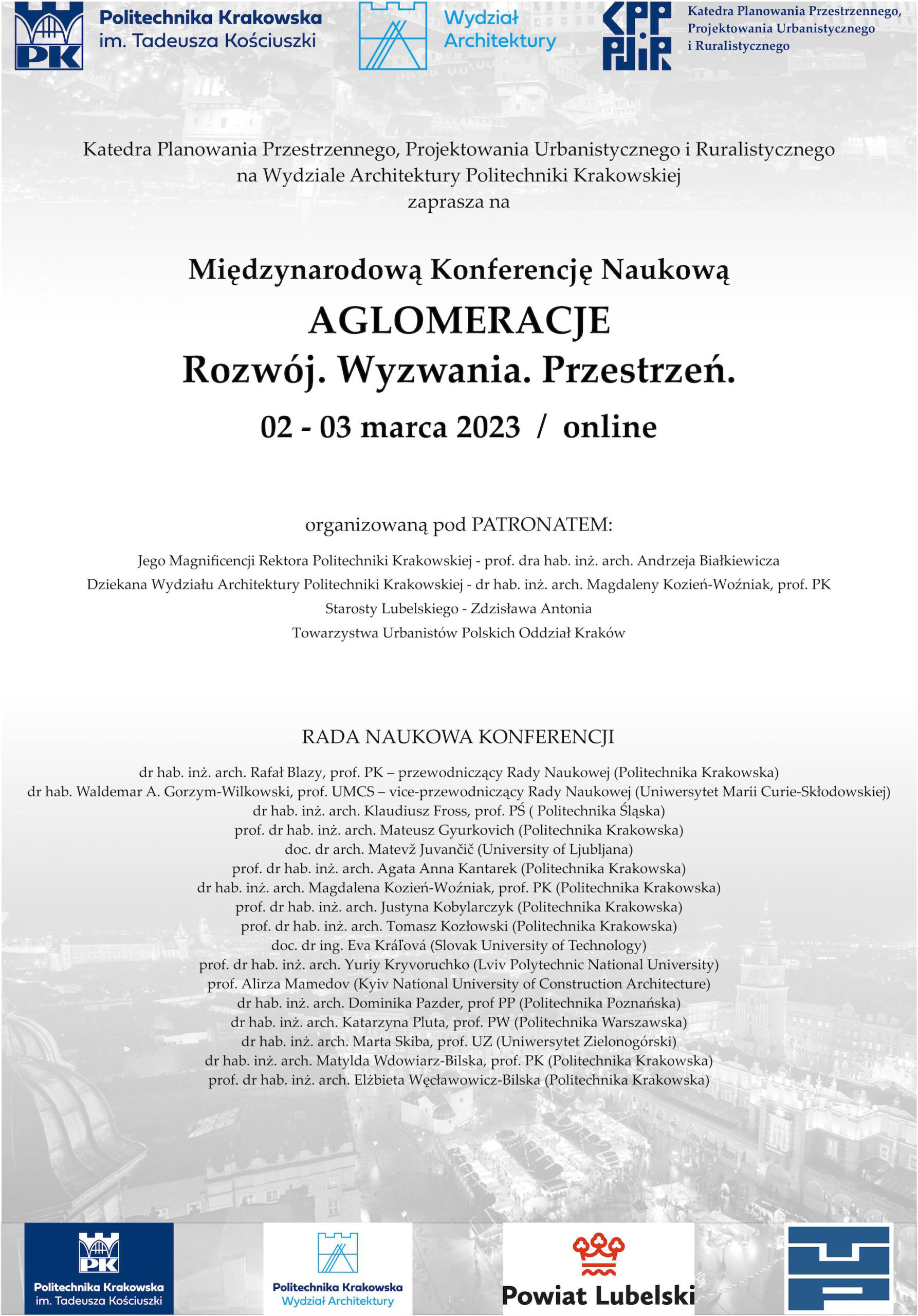 AGLOMERACJE. Rozwój. Wyzwania. Przestrzeń AGLOMERACJE. Rozwój. Wyzwania. Przestrzeń